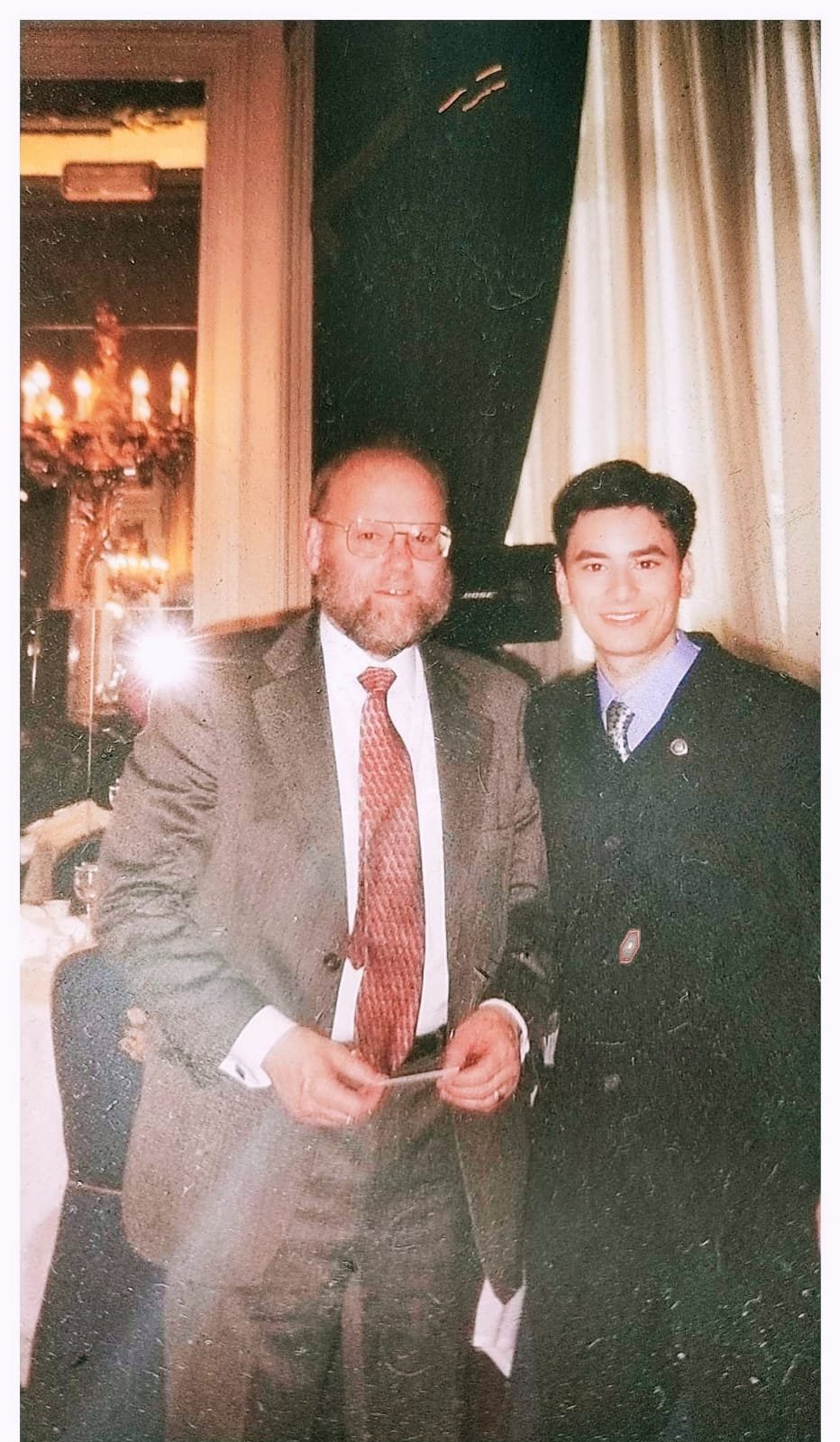 Salvador Mellado con Ian Wilmut